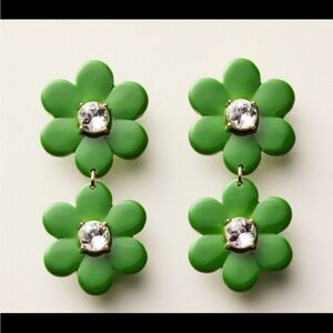 NWT Floral Linear drop Earrings Kate Spade New York X Target